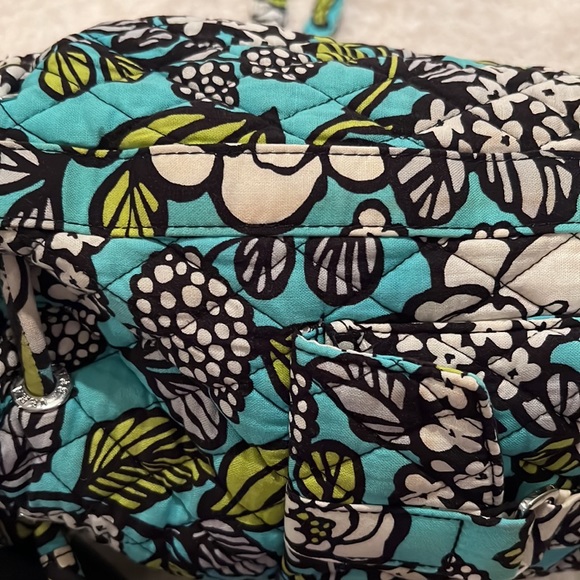 Vera Bradley Island Blooms Quick Draw Floral Bucket Bag Adjustable Strap - Picture 14 of 14
